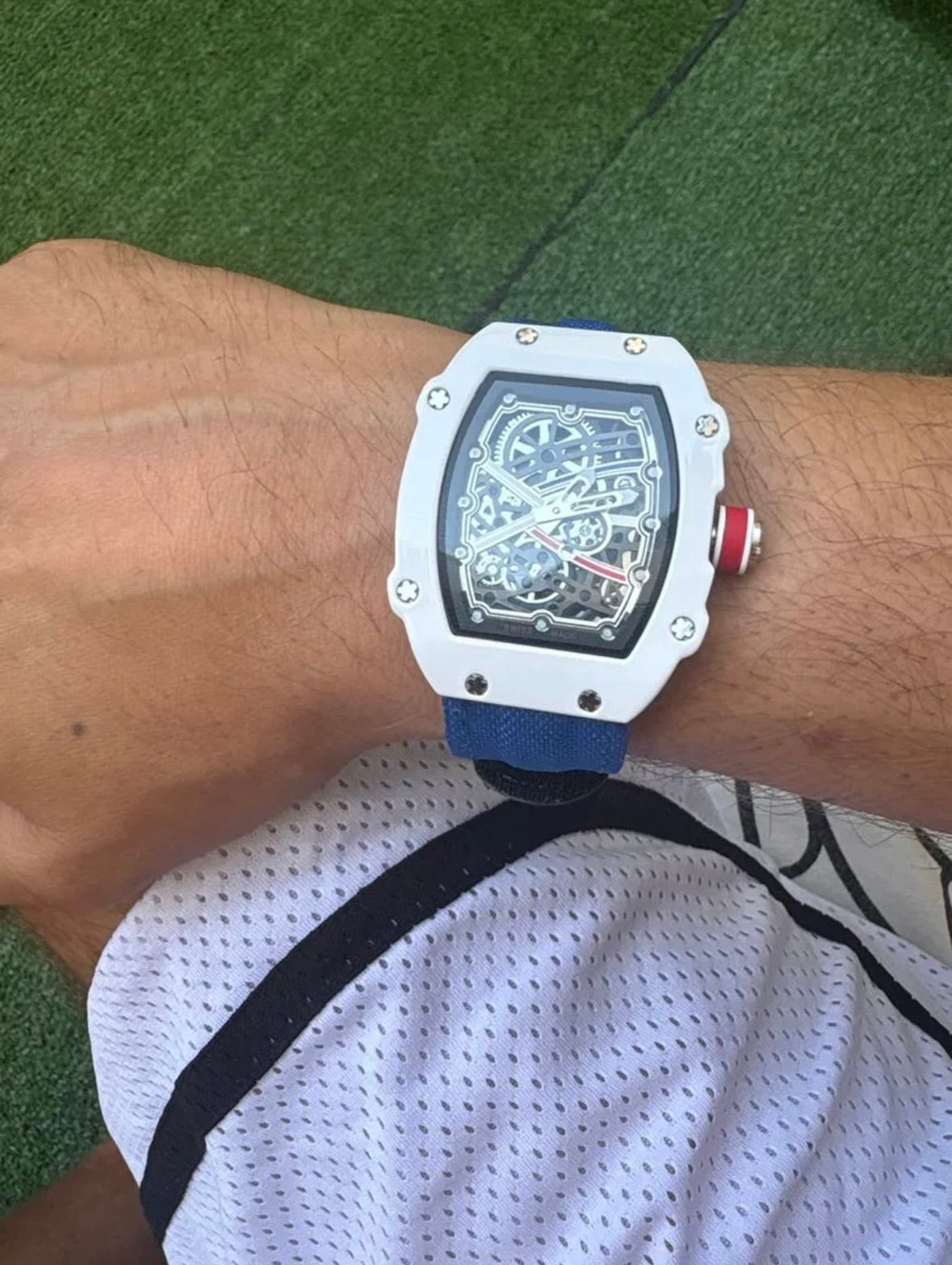 Extra Thin Skeleton Sports Watch