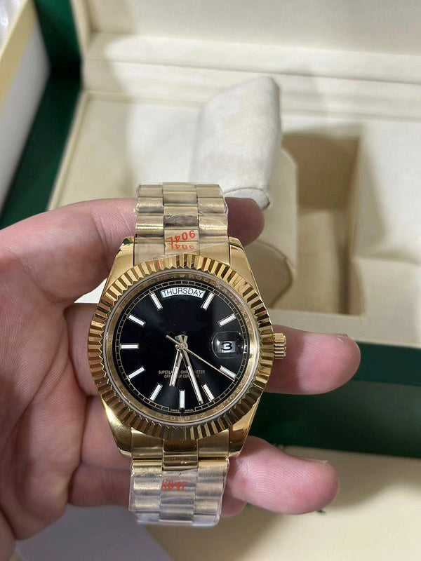 Yellow Gold Black Dial Daydate