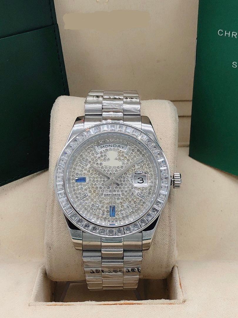 Diamond Set DayDate Automatic Watch