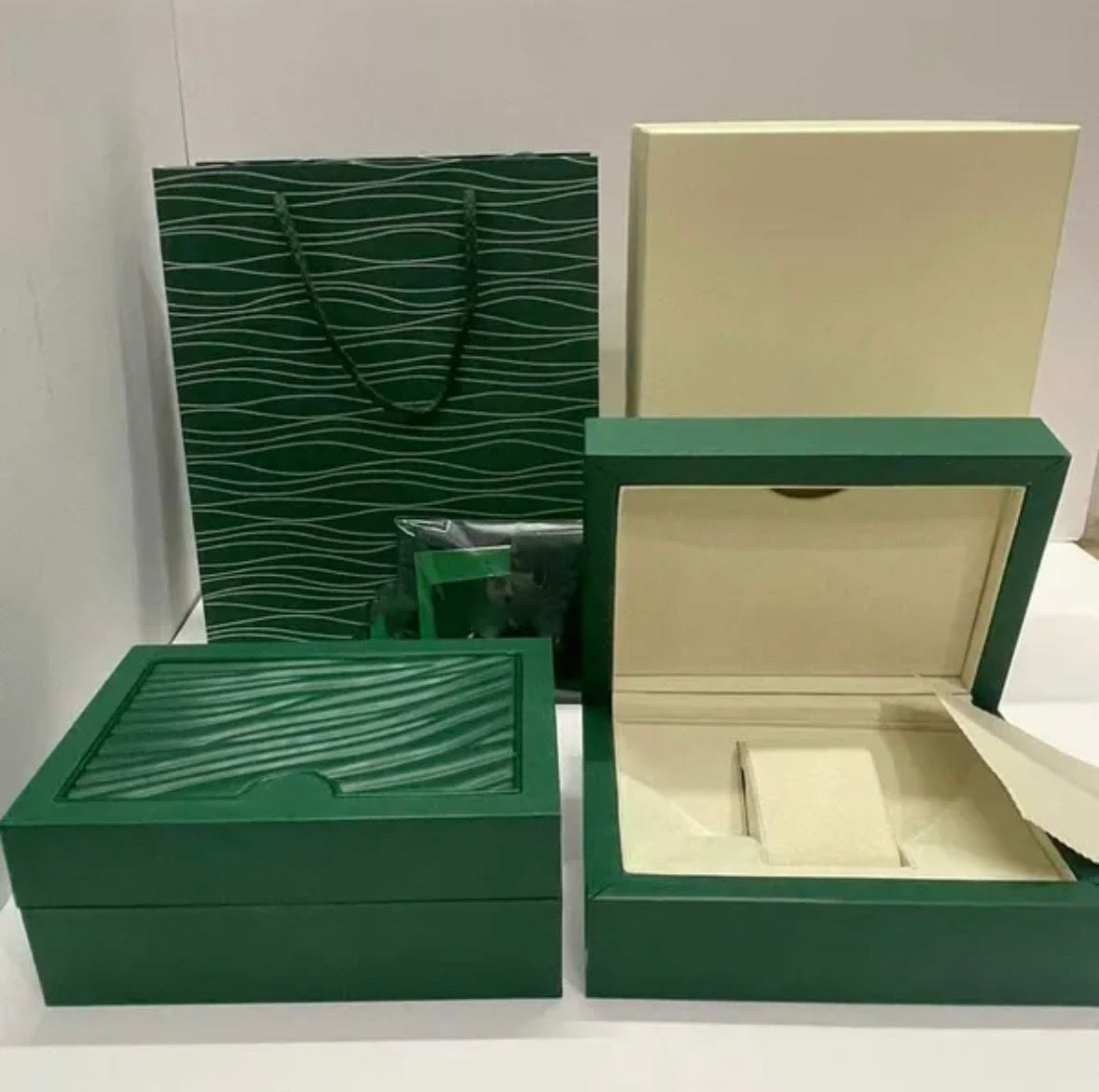 Box and papers